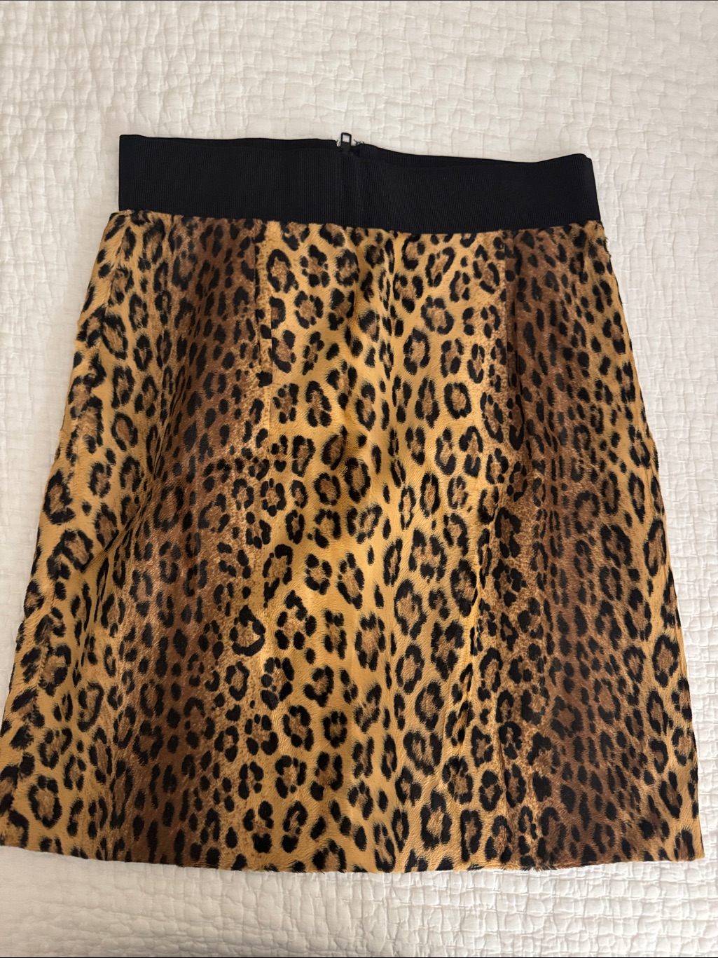 Milly Leopard-Print A-Line Skirt In Brown And Black